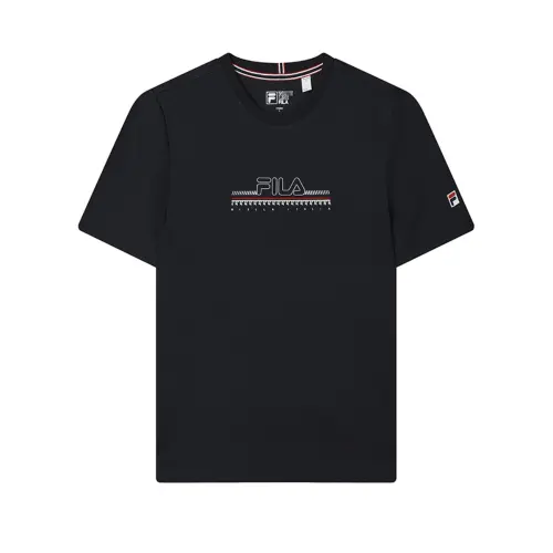 FILA T Shirts Men's Legend Blue Crew Neck Moderate Straight Fit