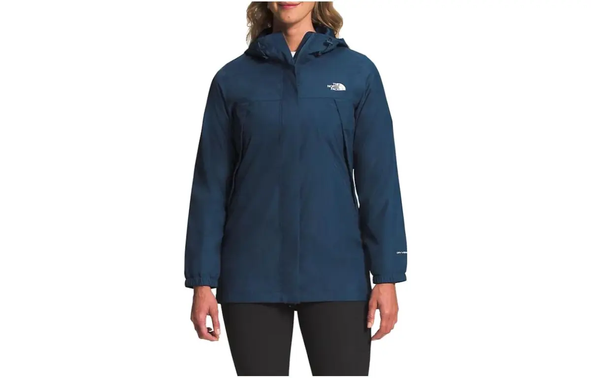 THE NORTH FACE Coats Women's Dark Blue Hooded Moderate