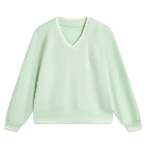 Li Ning Sports Life Collection Sweatshirt Women's Ice Fat Green