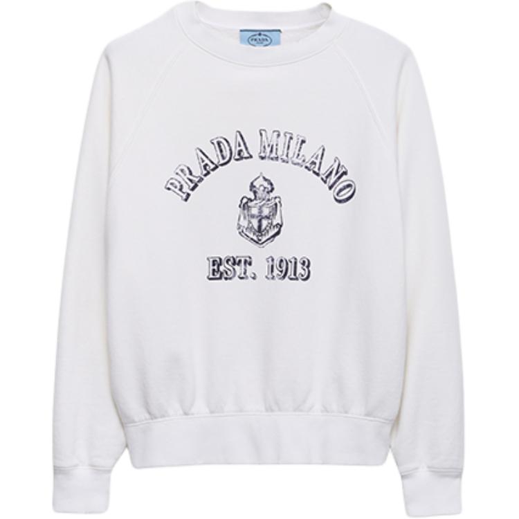 Prada Logo Printed Crewneck Sweatshirt