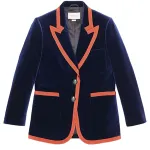 GUCCI FW21 Business Suit Coat Women's Blue