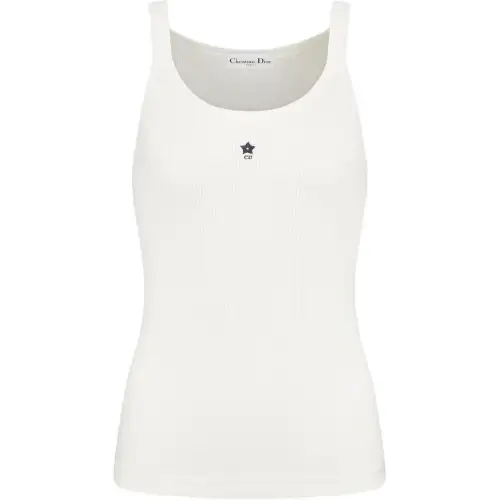 DIOR Dioriviera FW25 Tank Top Women's White