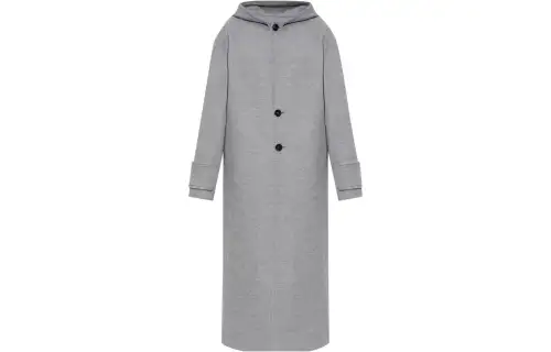 LOEWE Hooded Coat 'Grey Melange'