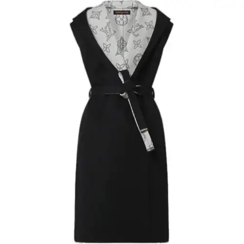 LOUIS VUITTON Coat Women's Black