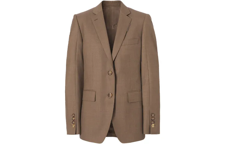 Burberry SS21 Business Suit Coat Women's Dark Taupe Umber