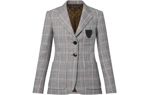 LOUIS VUITTON Business Suit Women's Light Gray