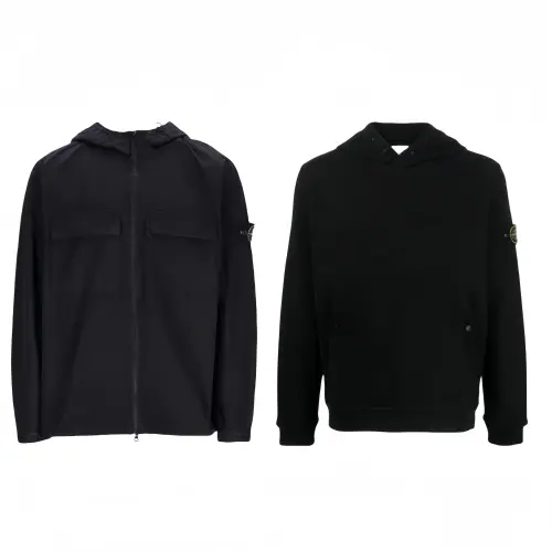 STONE ISLAND Casual Sportswear Unisex Black