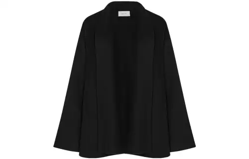 THE ROW Jackets Women's Black Collarless Moderate Other