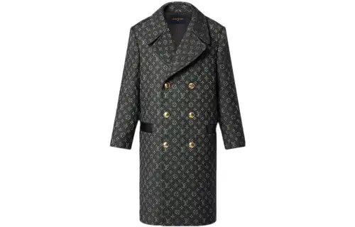LOUIS VUITTON Coat Women's Black