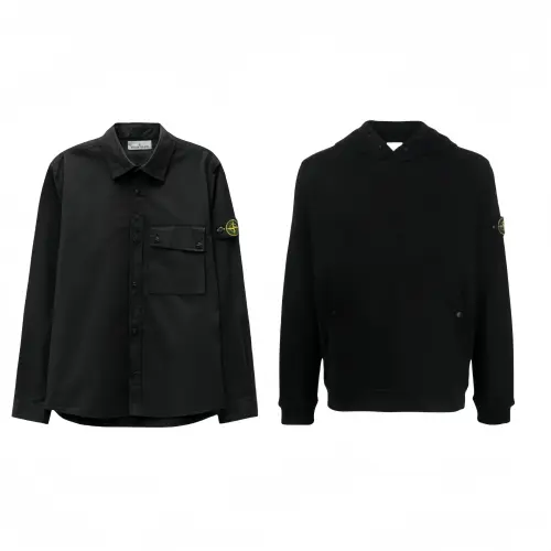 STONE ISLAND Casual Sportswear Unisex Black
