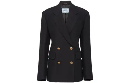 【Previous Season】double-breasted tricotine jacket