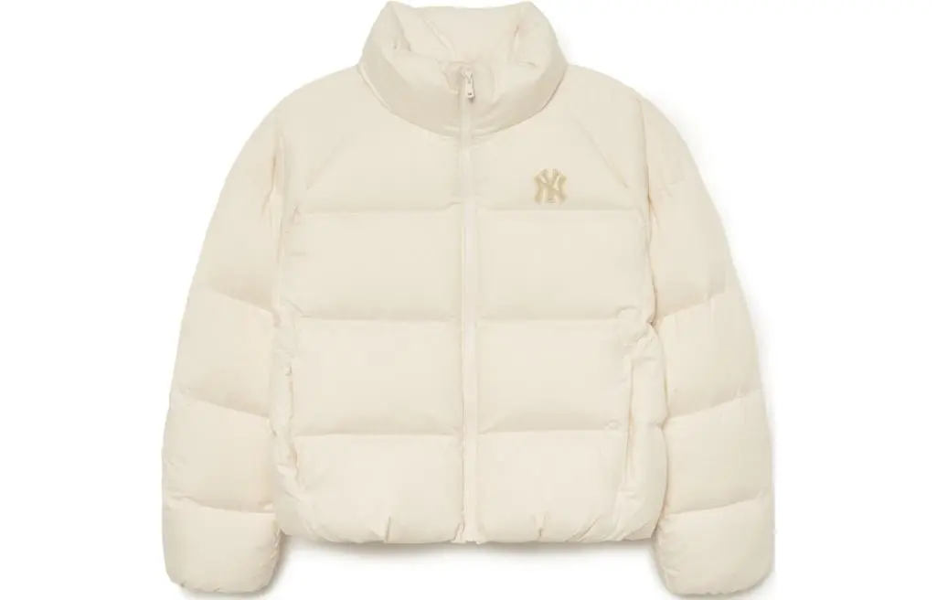 MLB Basic Logo Jackets Women's White Stand Collar Moderate Other