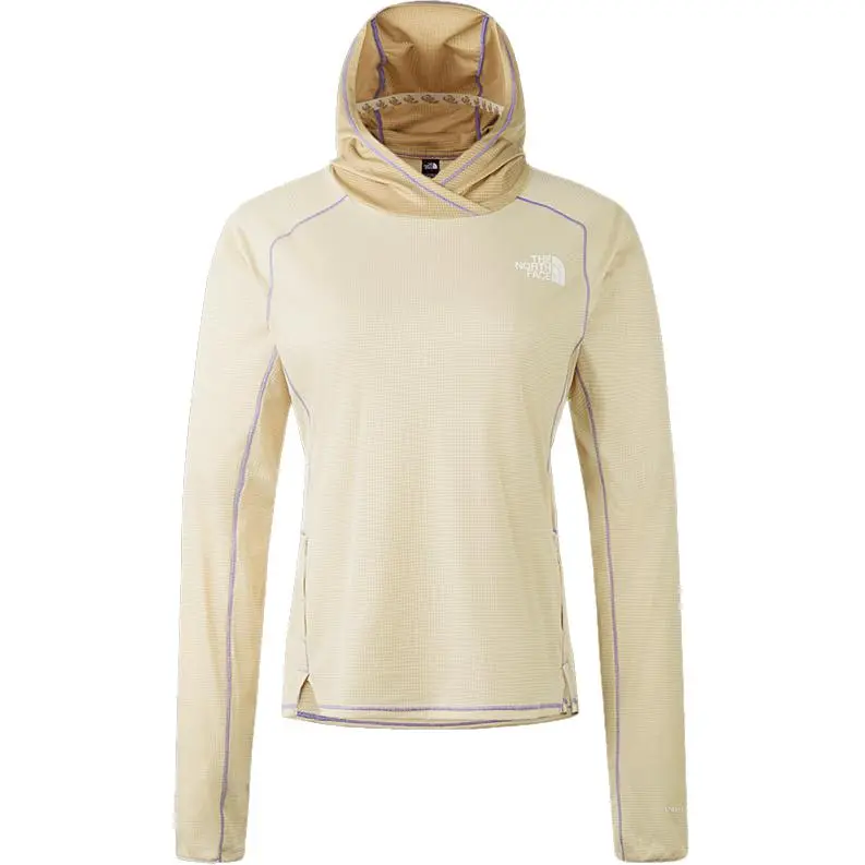 THE NORTH FACE Women's Summer LT Sun Hoodie Sweatshirt Women's Beige Yellow
