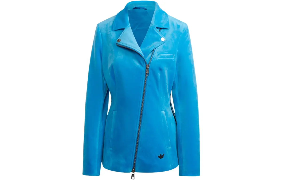 Adidas Originals Blue Version Business Suit Women's Bird Feather Blue