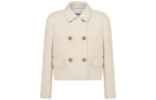 DIOR Business Suits Women's Ecru Suit Collar Moderate
