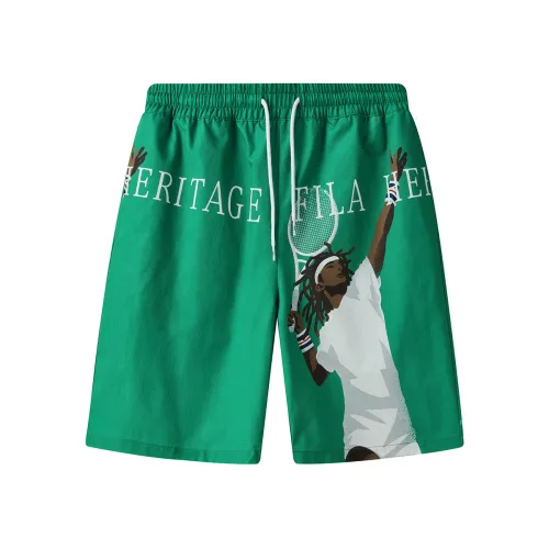 FILA Casual Shorts Men's Eggplant Green