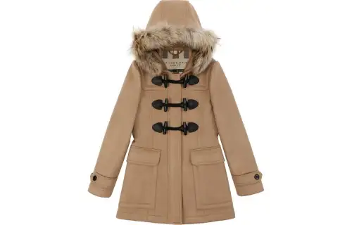 Burberry Coats Women's Camel Hooded Moderate