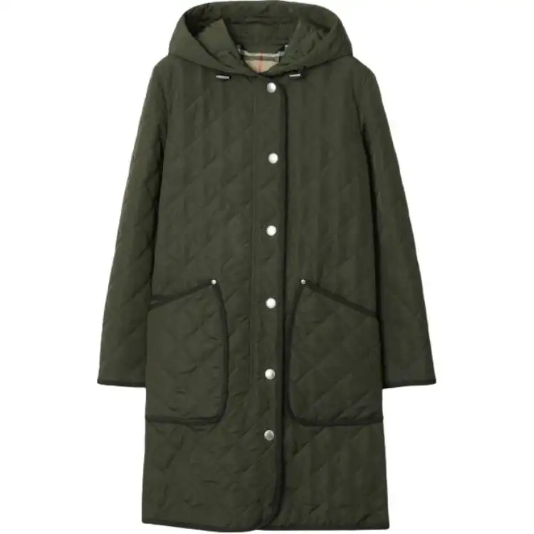 Burberry Jackets & Coats Women's Green