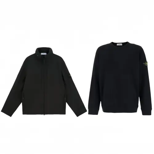 STONE ISLAND Casual Sportswear Unisex Black
