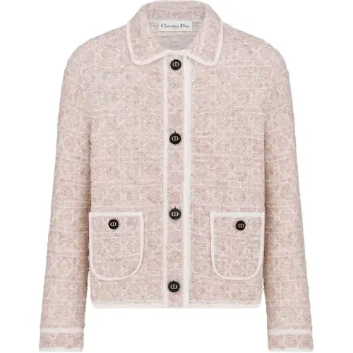 DIOR SS25 Jackets & Coats Women's Peach Blossom Pink