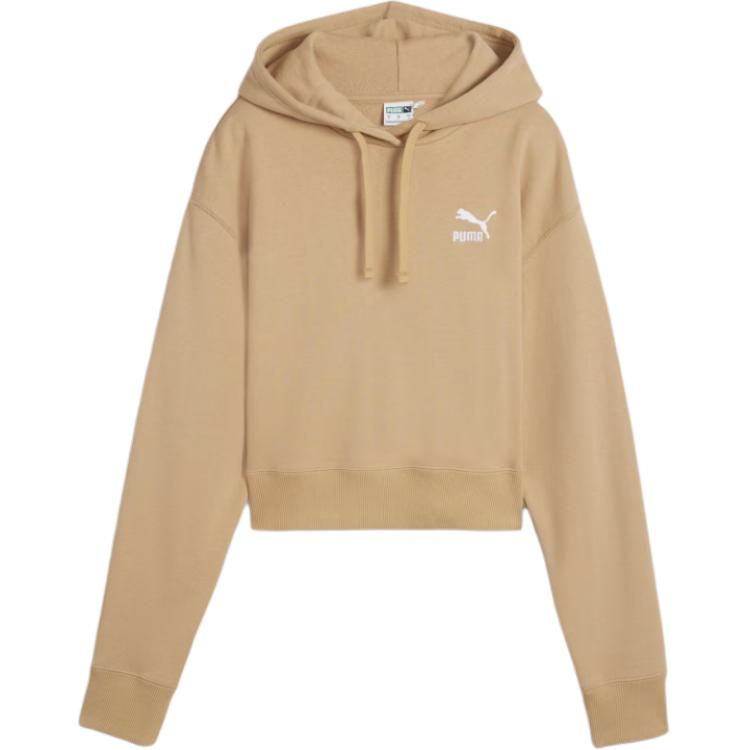 PUMA Better Classics Hoodie Sweatshirt Women's Light Brown
