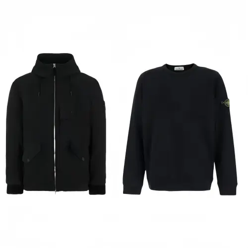 STONE ISLAND Casual Sportswear Unisex Black