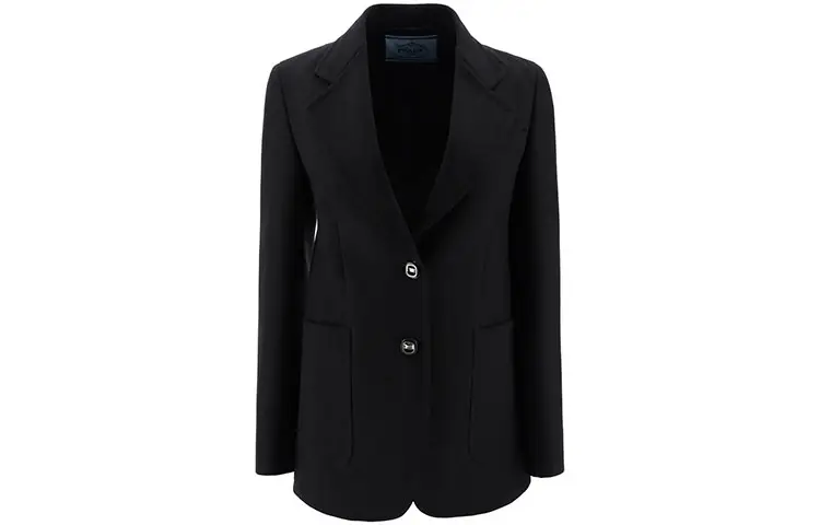 PRADA Business Suits Women's Black Suit Collar Moderate