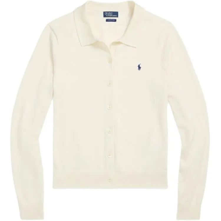 Polo Ralph Lauren SS25 Knitwear Straight Fit Version Women's White