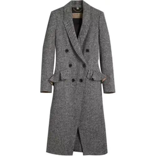 Burberry Coats Women's Gray Suit Collar Moderate