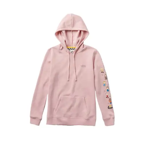 Vans Sweatshirts Women's Pink Hooded Moderate Regular