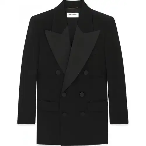 double-breasted blazer