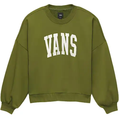 Vans Sweatshirts Women's Green Crew Neck Moderate Other