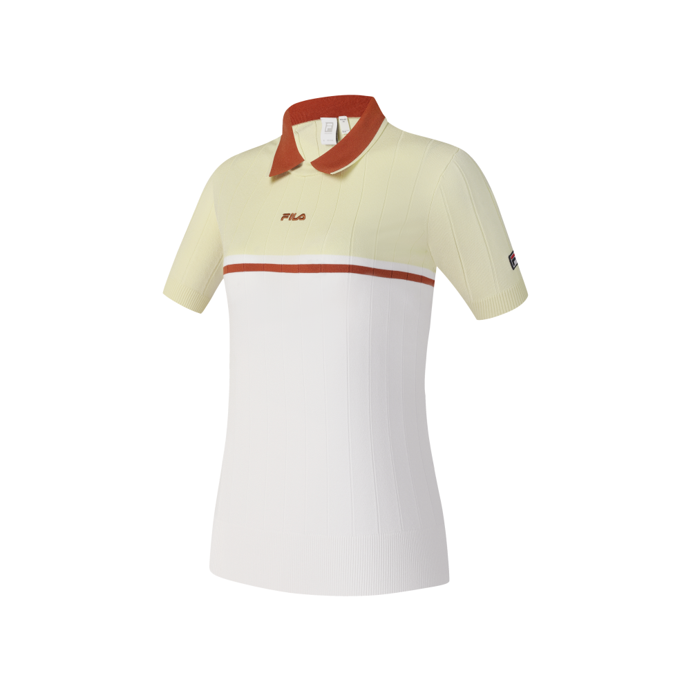 Женская футболка-поло Fila Athletics TENNIS (салатовая)