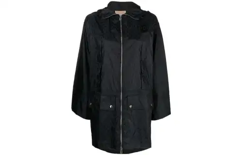 GUCCI Gg Jacquard Parka Coat