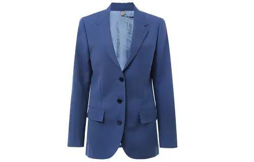 Burberry Business Suit Coat Women's Blue