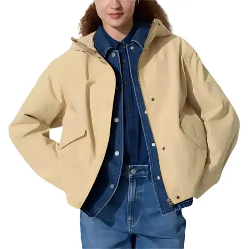 UNIQLO Jackets & Coats Women's Apricot Yellow