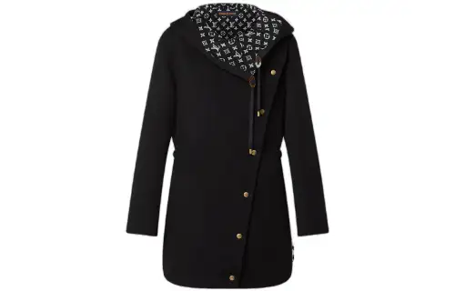 LOUIS VUITTON Coat Women's Black