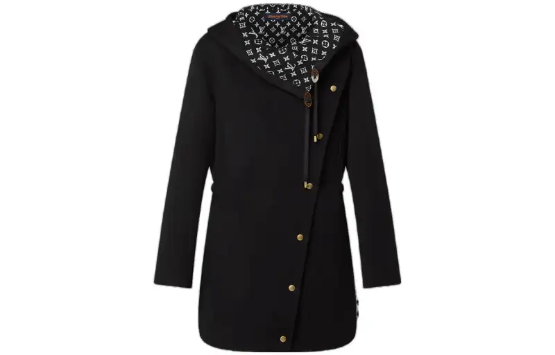 LOUIS VUITTON Coat Women's Black