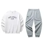 ANTA Casual Sportswear Men's Crew Neck Thickened And Fleece Lined