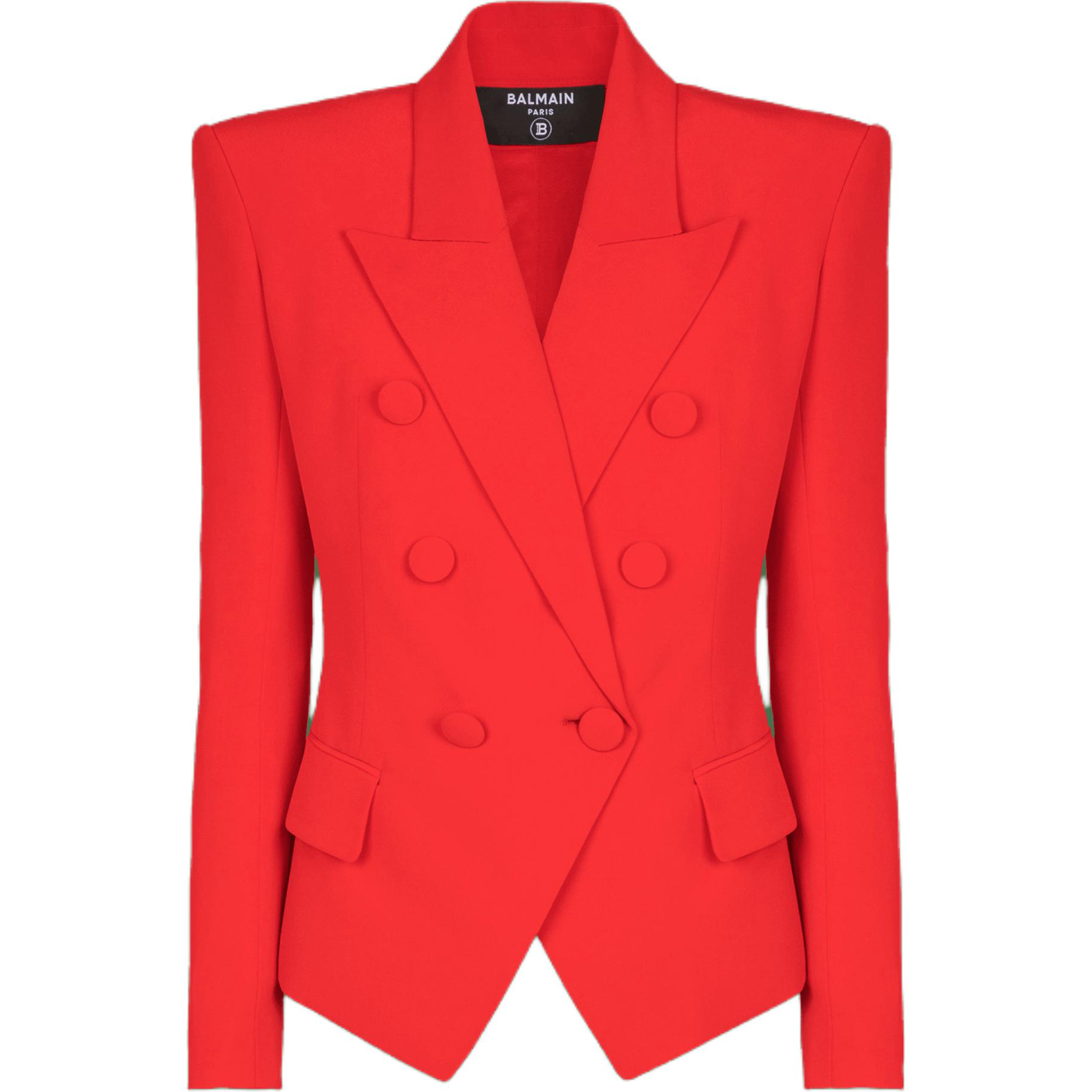 Женская куртка BALMAIN SS25 (красная)