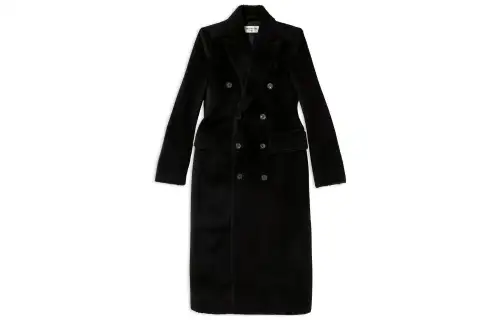 Balenciaga FW22 Coat Regular Fit Women's Black