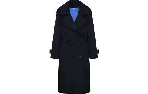 Burberry Coat Women's Dark Blue