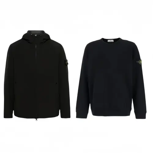 STONE ISLAND Casual Sportswear Unisex Black