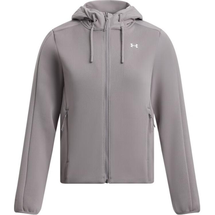 Женская куртка Under Armour Essential Swacket (серая)