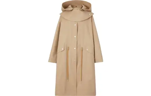 Burberry Coats Women's Modern Honey Hooded Moderate Straight Fit