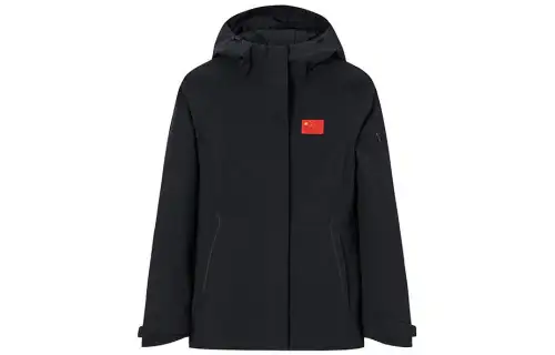ANTA Champion All Weather Collection Jackets Women's Black Hooded Thickened Other