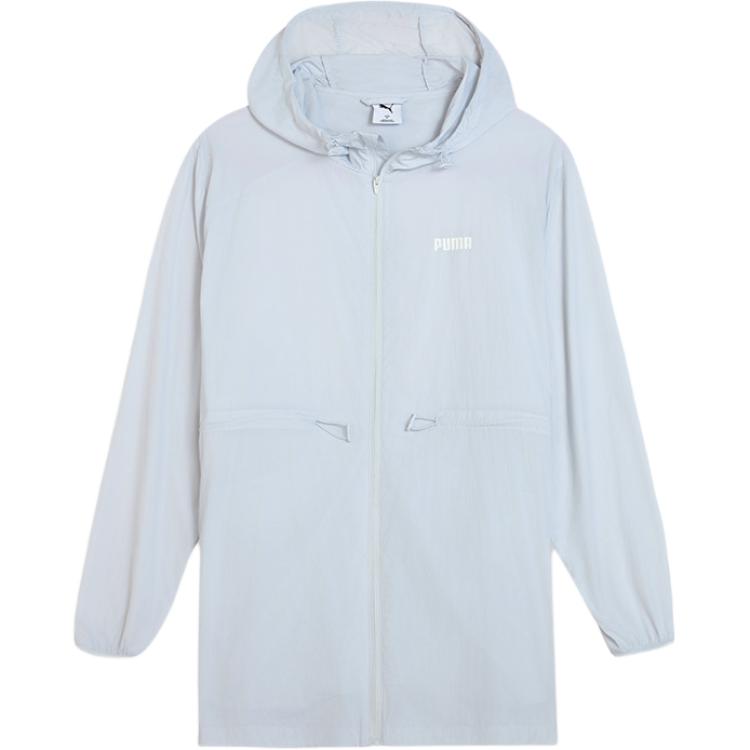 Женская куртка PUMA ESS UV FULL ZIP (серебряная)