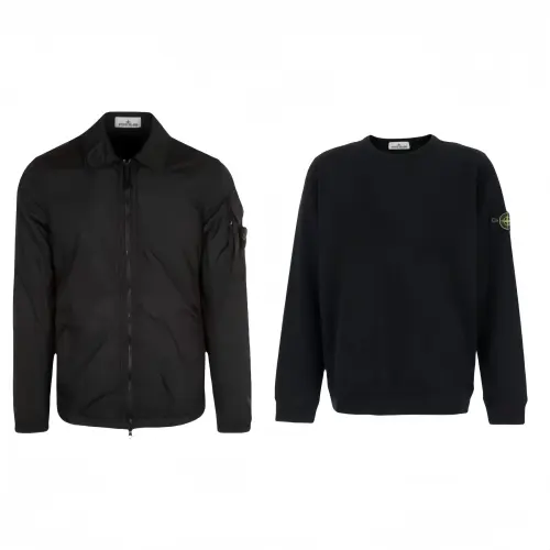 STONE ISLAND Casual Sportswear Unisex Black