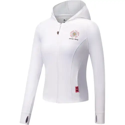 Anta x ROXY Life Collection Jackets & Coats Women's Snowflake White