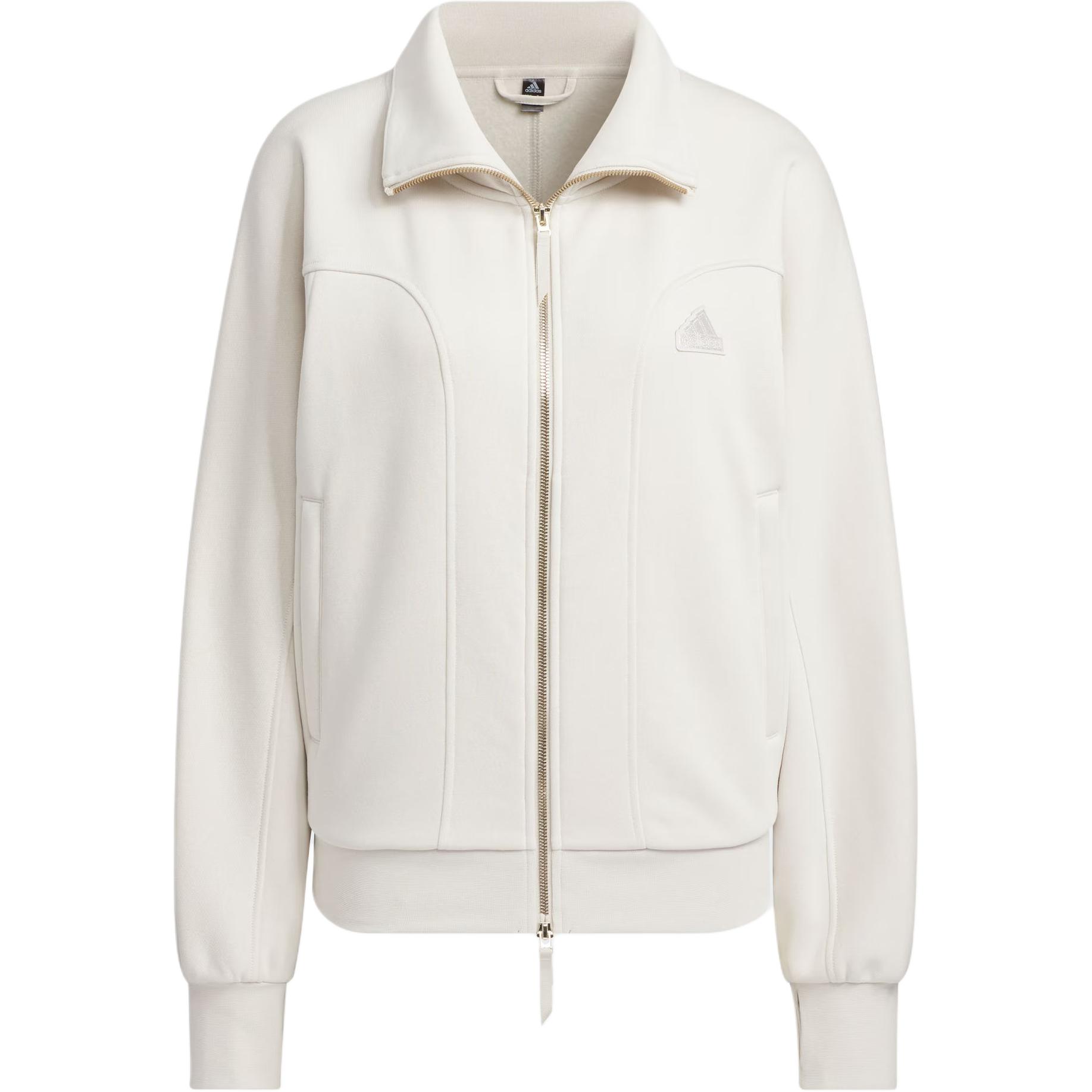 Женская куртка adidas Small Logo Fleece Jacket (коричневая)